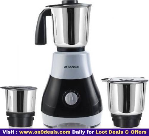 Sansui ProHome Melange 500W 3 Jars Mixer Grinder