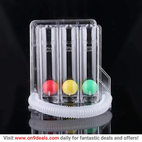 Spirometer Respiratory 3 Ball Lung Exerciser Deals Under Rs 200