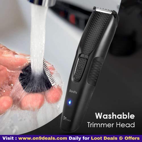 SYSKA HT200U Beard Pro Trimmer Runtime 40 Mins Cordless