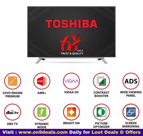 Toshiba 43 inches Vidaa OS Series Full HD Smart ADS LED TV 43L5050 2020 Model