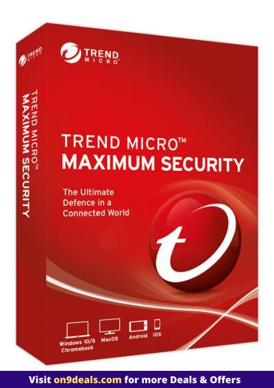 Trend Micro Maximum Security - 6 Months Free for Windows or Mac