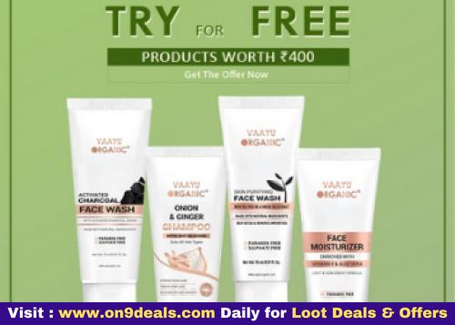 Try For Free - FREE Samples Of Vaayu Organics [ Pay Only Shipping ]