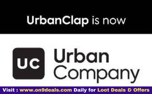 Urban Company Coupon Code - Flat Rs.300 Discount On 1st Service (service Worth Rs.300 For Free)
