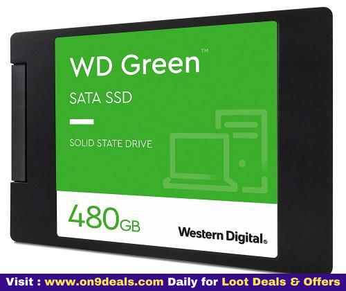 Western Digital Wd Green 480 Gb 2.5 Inch Sata Iii Internal Solid State Drive (Wds480g2g0a)